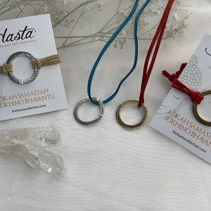 Lokah Samastah Sukhino Bhavantu | Sanskrit | Mantra protection jewelry | spiritual gift | mantra jewellery | kindness | peace | happiness