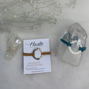 Om Shanti armband - handgjort med kärlek yogasmycken | mors dag | present till henne | julklapp | julklapp | andlig gåva | fred