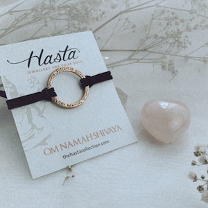 Shiva | Om Namah Shivaya Mantra Bracelet Sanskrit Reversible | meditation jewelry | spiritual gift | mantra jewellery | strength