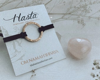 Shiva | Om Namah Shivaya Mantra Armband Sanskrit Wendbar | Meditationsschmuck | spirituelles Geschenk | Mantra Schmuck | Stärke