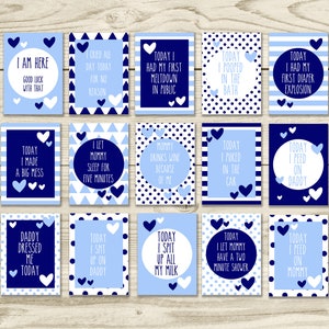 Funny Milestone Cards, Funny Baby Shower Gift, Newborn Gift, Milestone Cards, Baby Trackers, Funny Gift for Newborn, Baby Shower Gift Idea