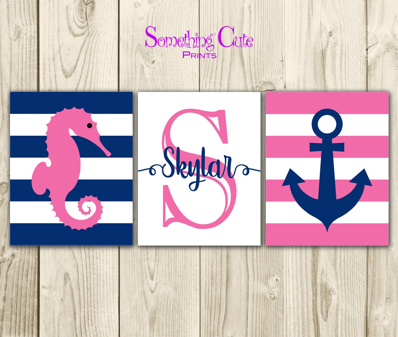 Nautical Nursery Art Beach Nursery Art Decor Nautical Wall Etsy