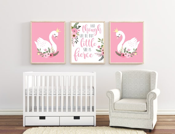 Swan nursery store prints