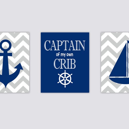 Nautical Wooden Nursery Letters Ring Bearer Gifts Baby Boy Etsy
