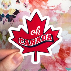 Autocollants du Canada, Autocollants canadiens, Feuille d'érable, Coudes vers le haut, Canada, Nouvelle-Écosse, Oui, non, Support Canada, Autocollant OH CANADA