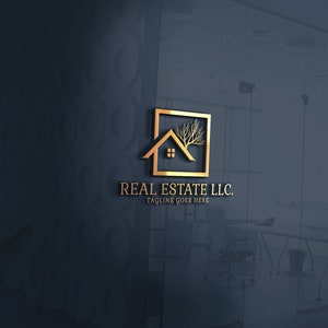 Real Estate Logo, Instant Download, Premade Logo, Watermark Logo, Real