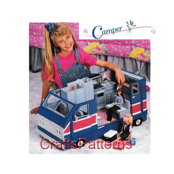 barbie plastic canvas