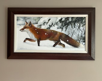 Fox Paintings - Original Acrylic Painting