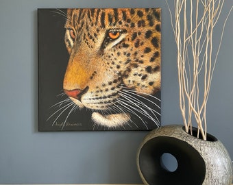 Leopard Painting - Leopard Portrait - Original Painting - Acrylic Painting