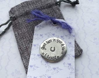 Exam Good Luck Pocket Hug Good Luck In Exam Token by Little Jenny Wren