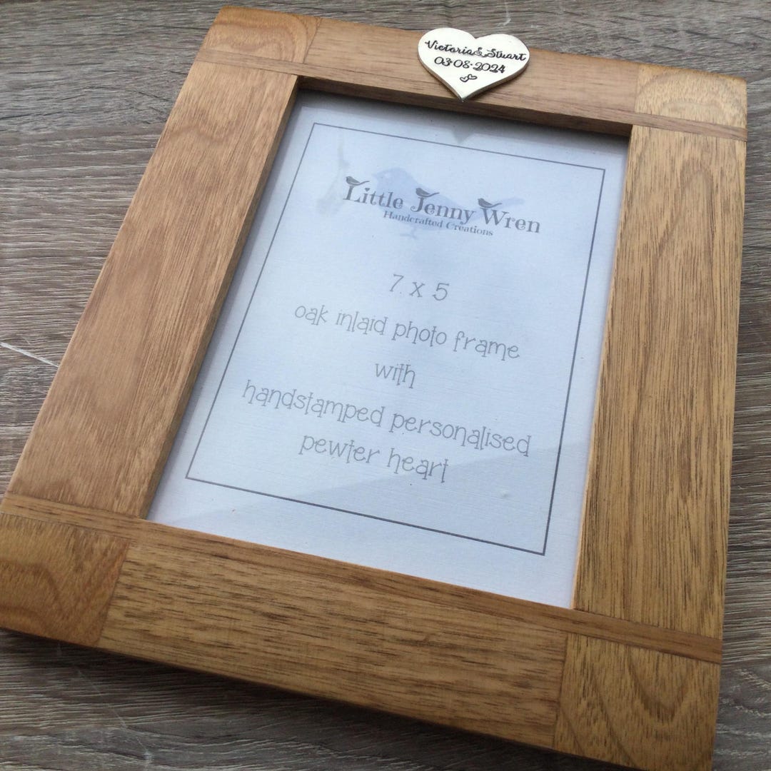 Personalised Wedding Photo Frame, Bespoke Photo Frame, Gift for Bride ...