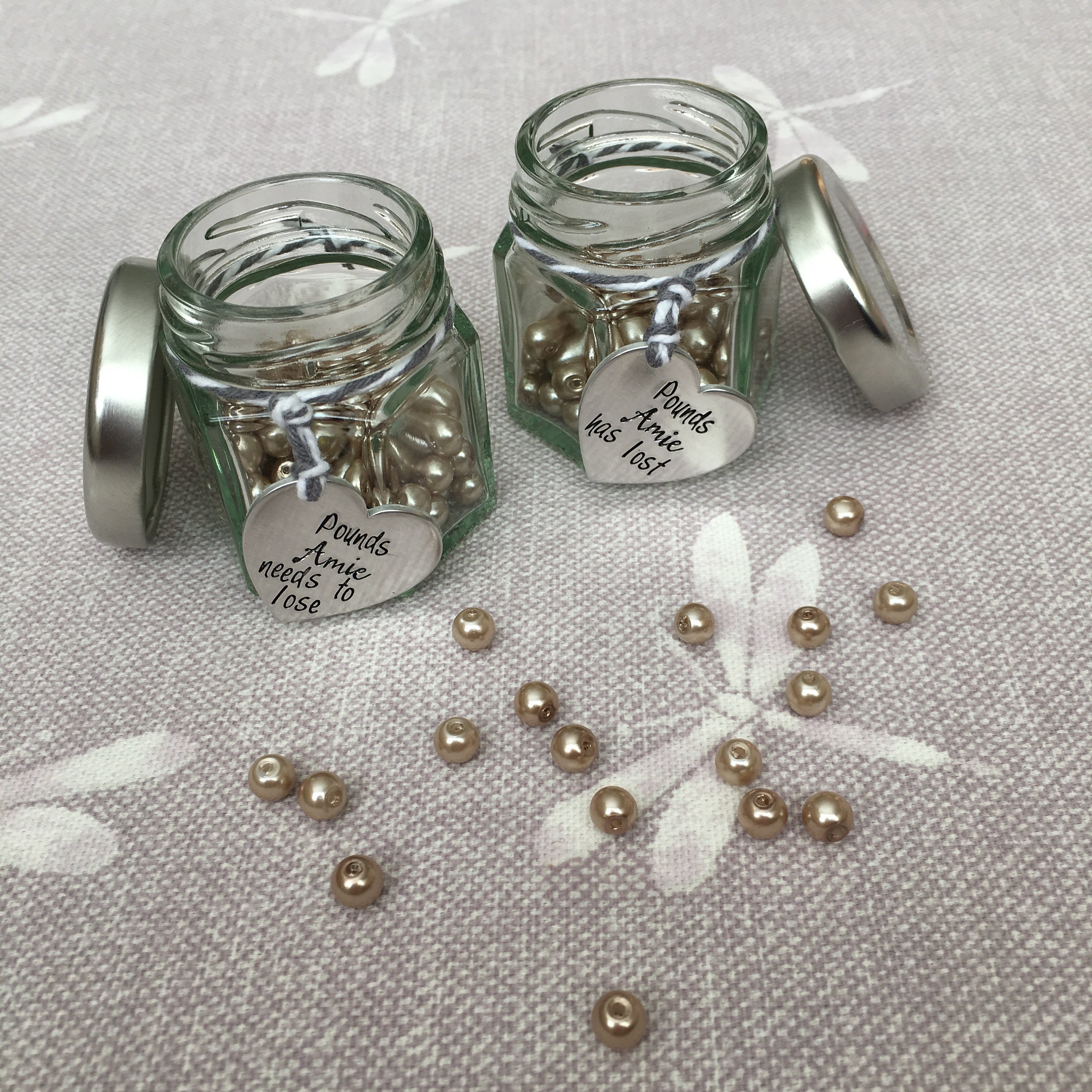 Weight Loss Bead Jars personalised weight loss gift for Etsy
