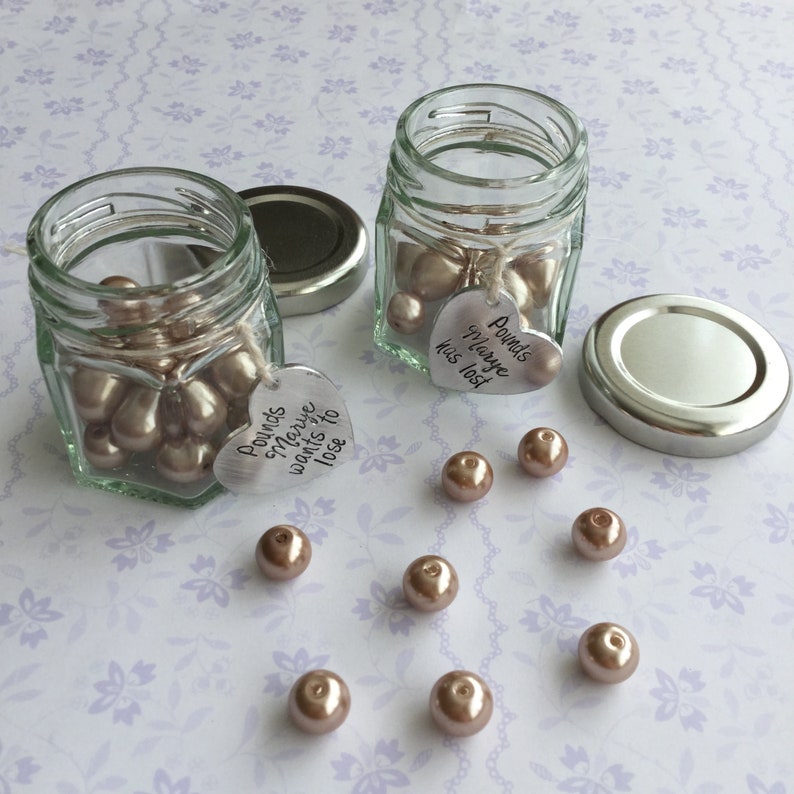 Weight Loss Bead Jars personalised weight loss gift for Etsy