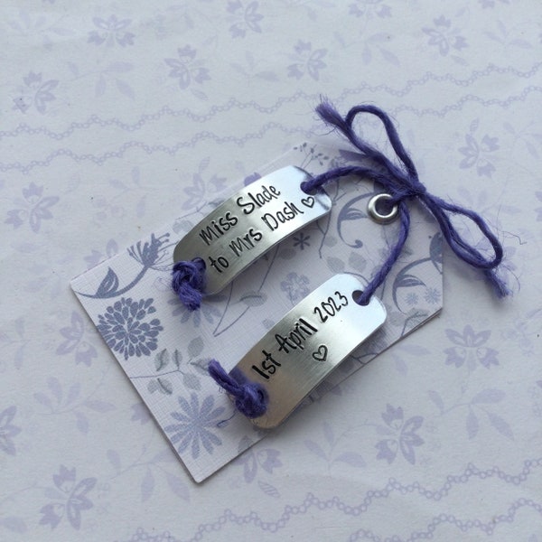 Bridal Shoe Trainer Tags