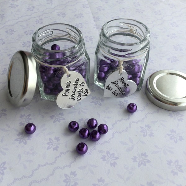 Weight Loss Bead Jars personalised weight loss aid gift for dieter weight loss motivation pounds lost pounds to lose by Little Jenny Wren