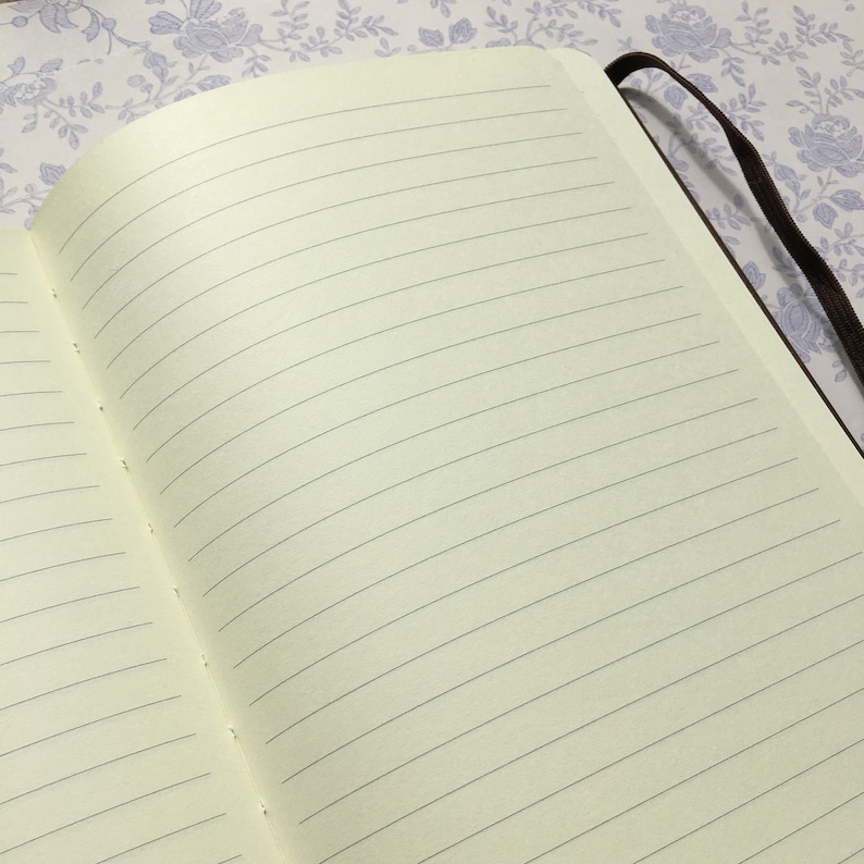 Hardback Brown Faux Leather Notebook Personalised Diary Etsy UK