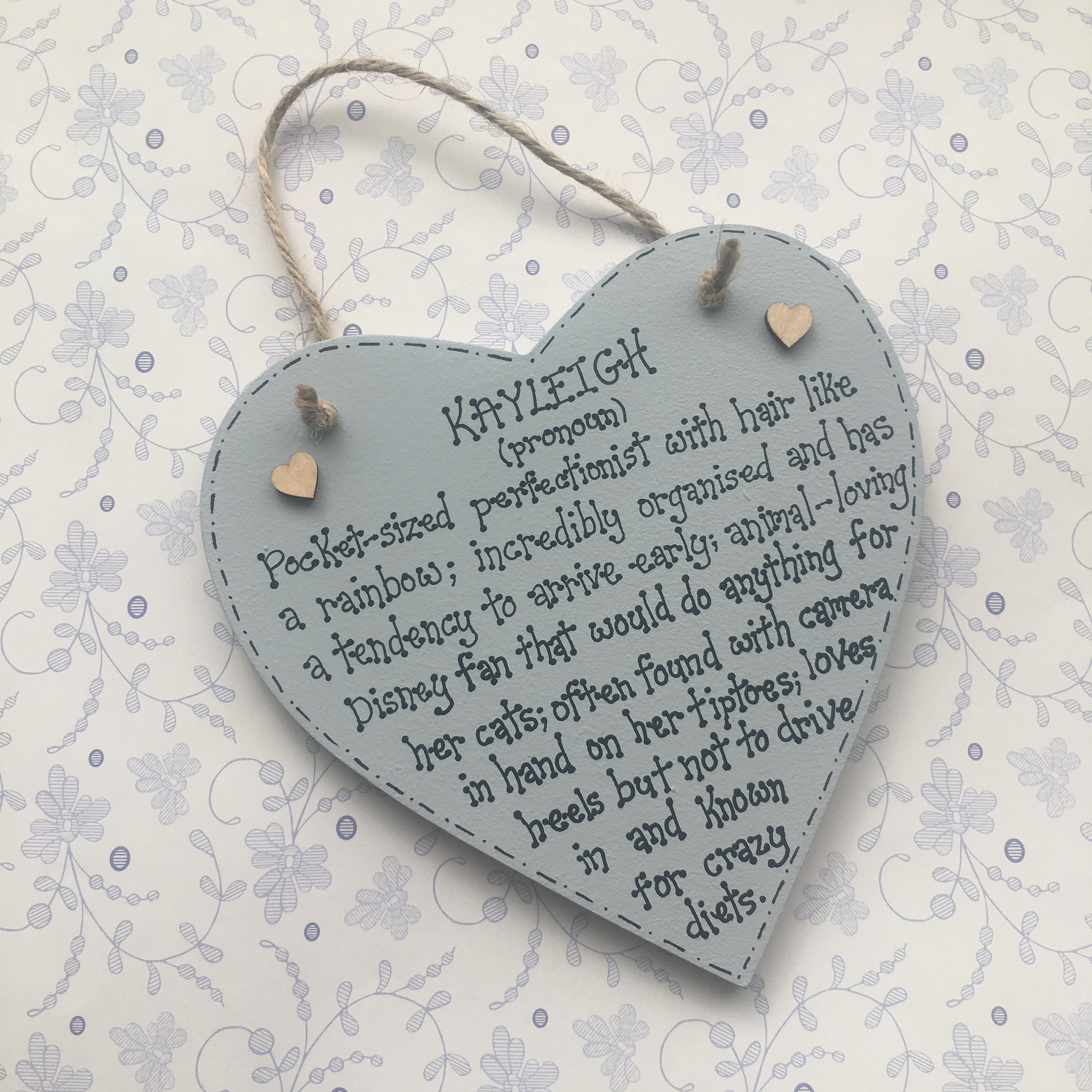 Personalised Name Definition Plaque Customised Name Meaning Etsy UK