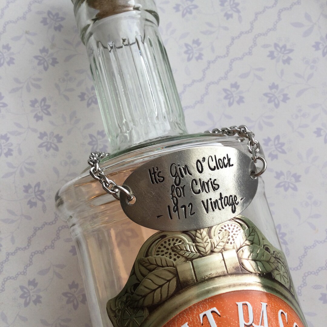 Personalised Bottle Tag - Etsy
