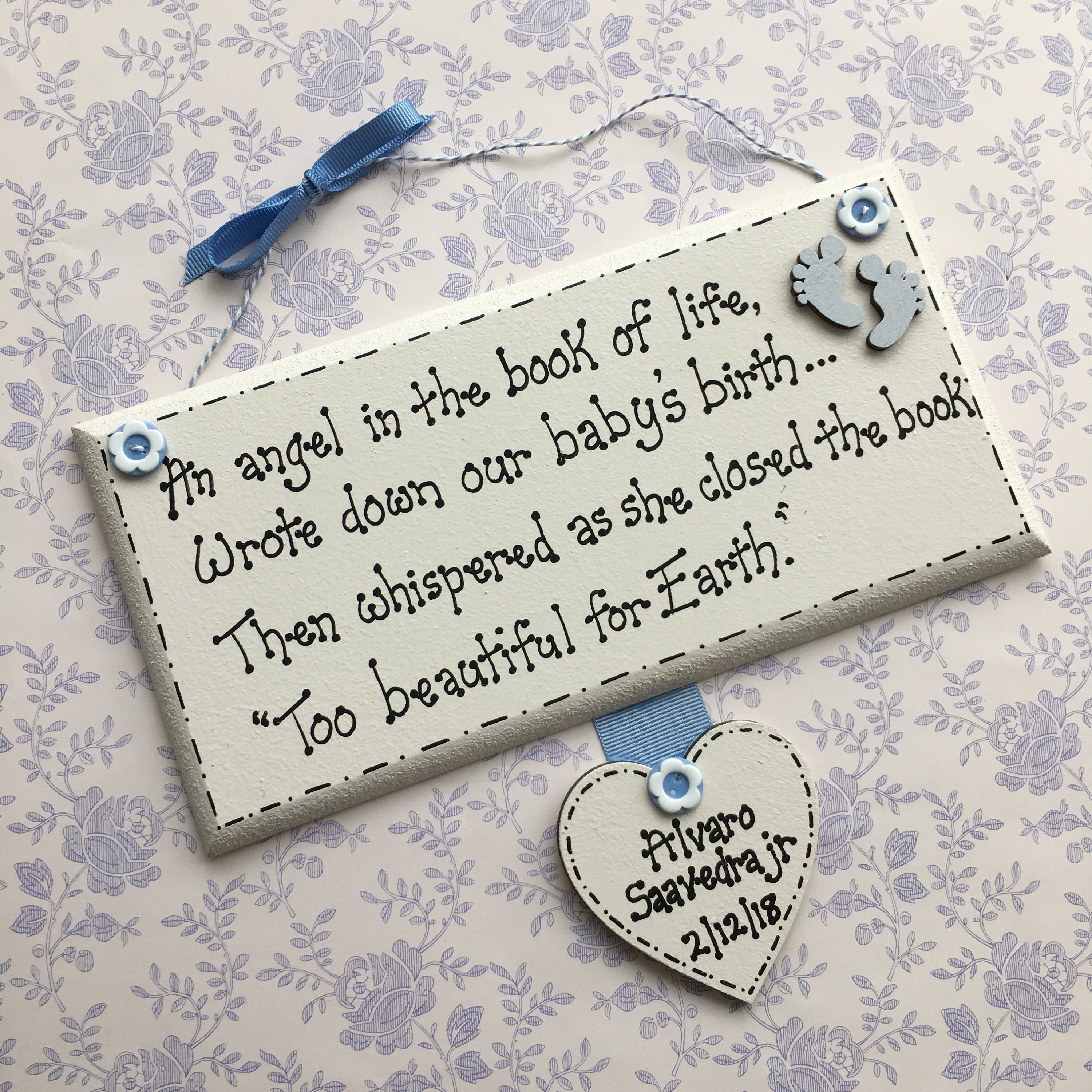 Baby loss keepsake plaque miscarriage stillbirth infant Etsy