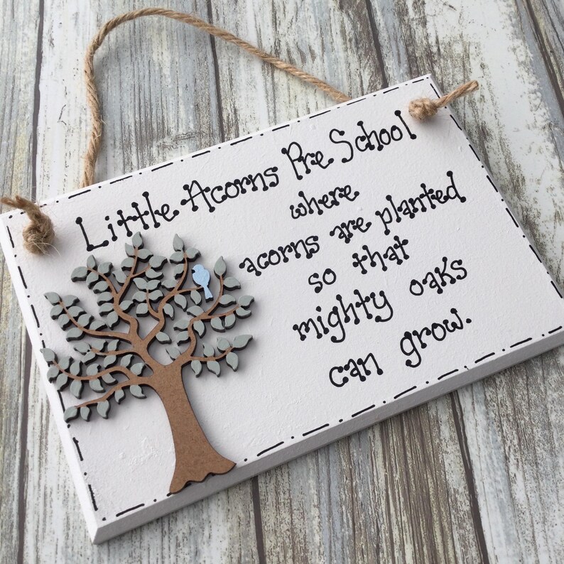 Teacher Welcome Sign, end of term gift, teacher thank you gift, classroom welcome sign, personalised teacher gift image 2