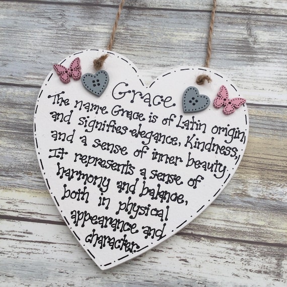 Personalised Name Definition Plaque, customised name meaning, name origin