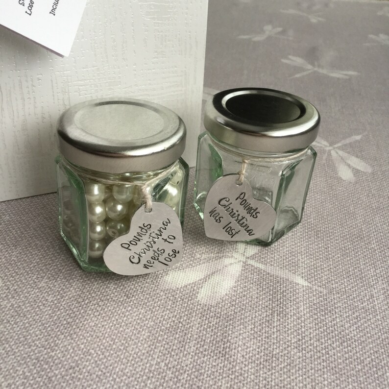 Weight Loss Bead Jars personalised weight loss gift for Etsy