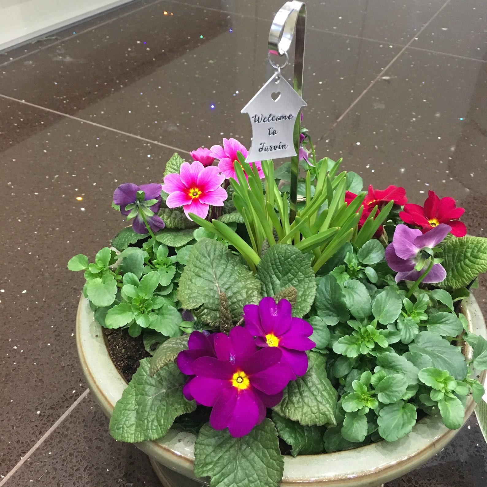 New Home Plant Marker Sign Plant Gift Tag Thank You Etsy