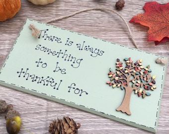 Thanksgiving Home Decor Wall Plaque by Little Jenny Wren