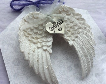 Decoración personalizada de alas de ángel