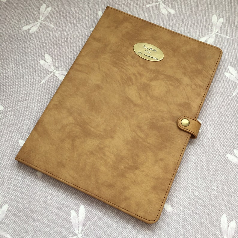 Personalised Hardback Faux Leather Notebook Personalised Etsy UK
