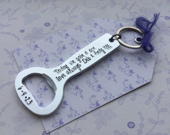 Personalised Son-in-law Bottle Opener