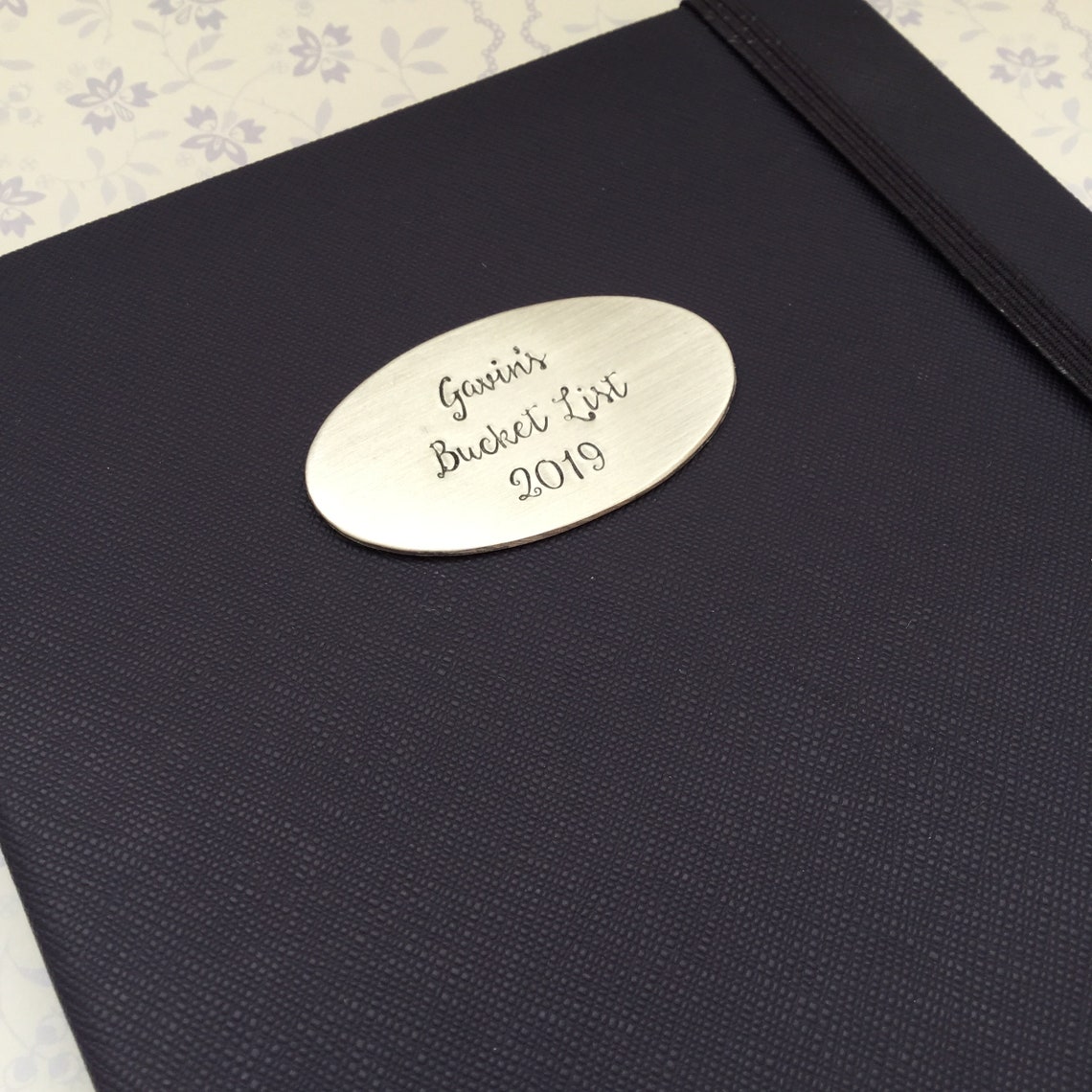 Blue Hardback Notebook Personalised Diary Personalised Etsy