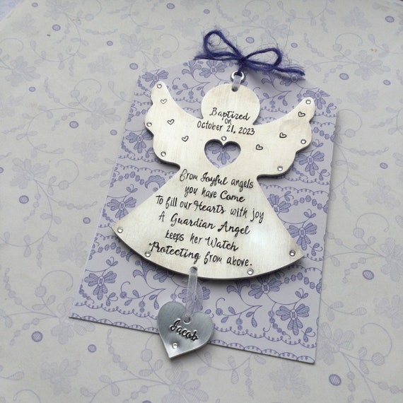 Ángel De La Guarda Blanco - Amuleto De La Suerte Para Boda, Bautizo O Comunión, Regalo Para Invitados