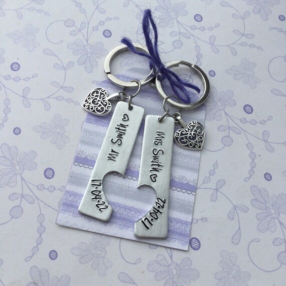 His and deals hers keyrings