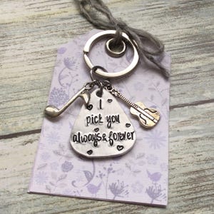 Sleutelhanger plectrum