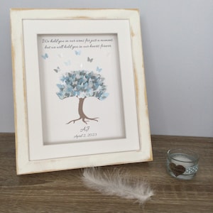 Baby Loss Butterfly Tree for Angel Baby Gift Miscarriage Keepsake Stillbirth Sympathy Gift Baby Memorial by Little Jenny Wren image 3
