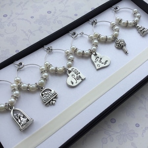 Wedding Gift - Personalised Wine Charms