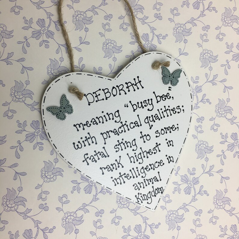 Personalised Name Definition Plaque Customised Name Meaning Etsy UK