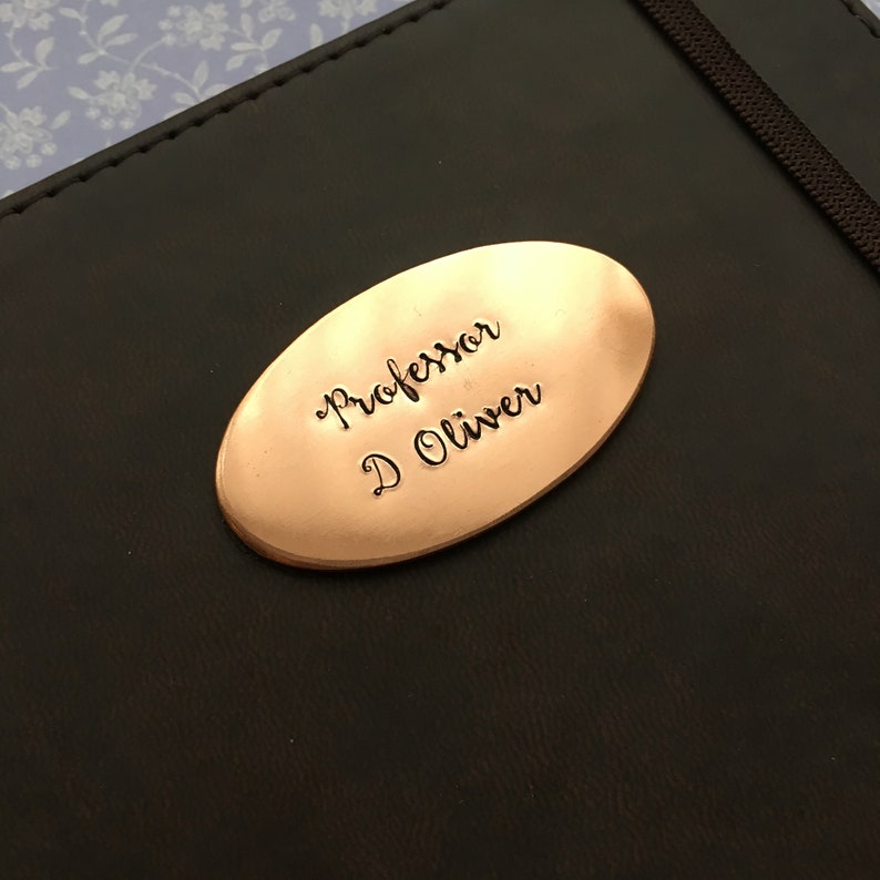 Hardback Brown Faux Leather Notebook Personalised Diary Etsy UK