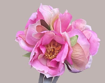 Pink silk wild/dog roses