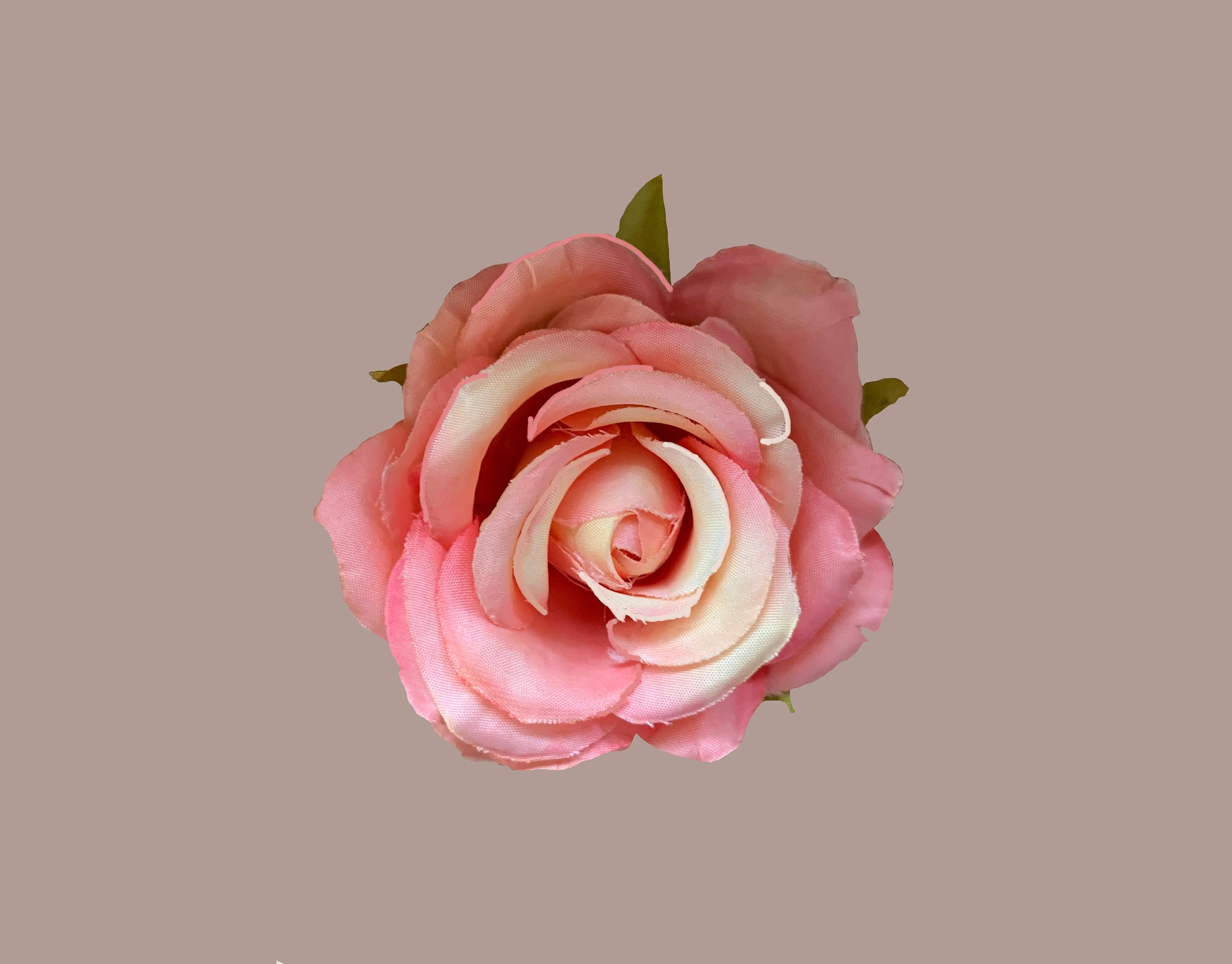 Raspberry Pink Rose Flower Hair Pin Bridal Bridesmaid Clip Floral Vintage 1296 