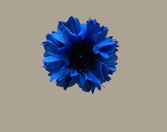 Silk Blue Cornflower hair accessory