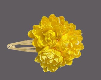 Yellow Dahlia, triple