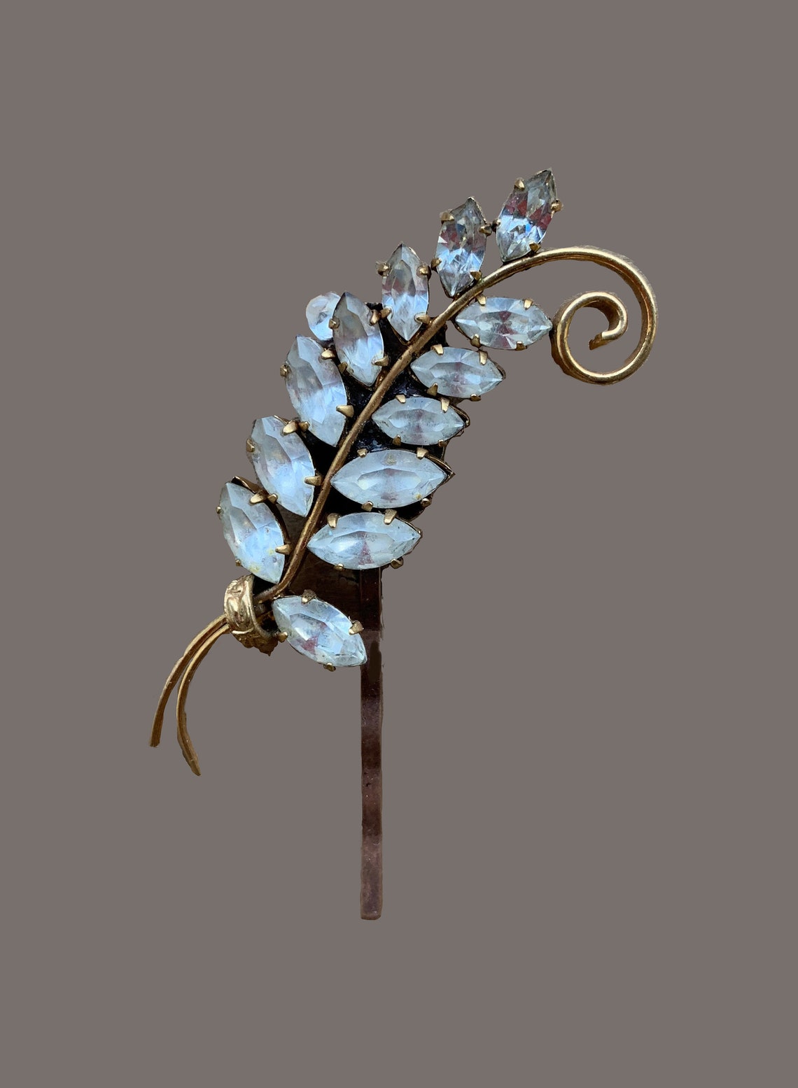 Vintage Jewelled Hair Accessory Etsy