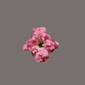 Accessoire pour cheveux rose églantine
