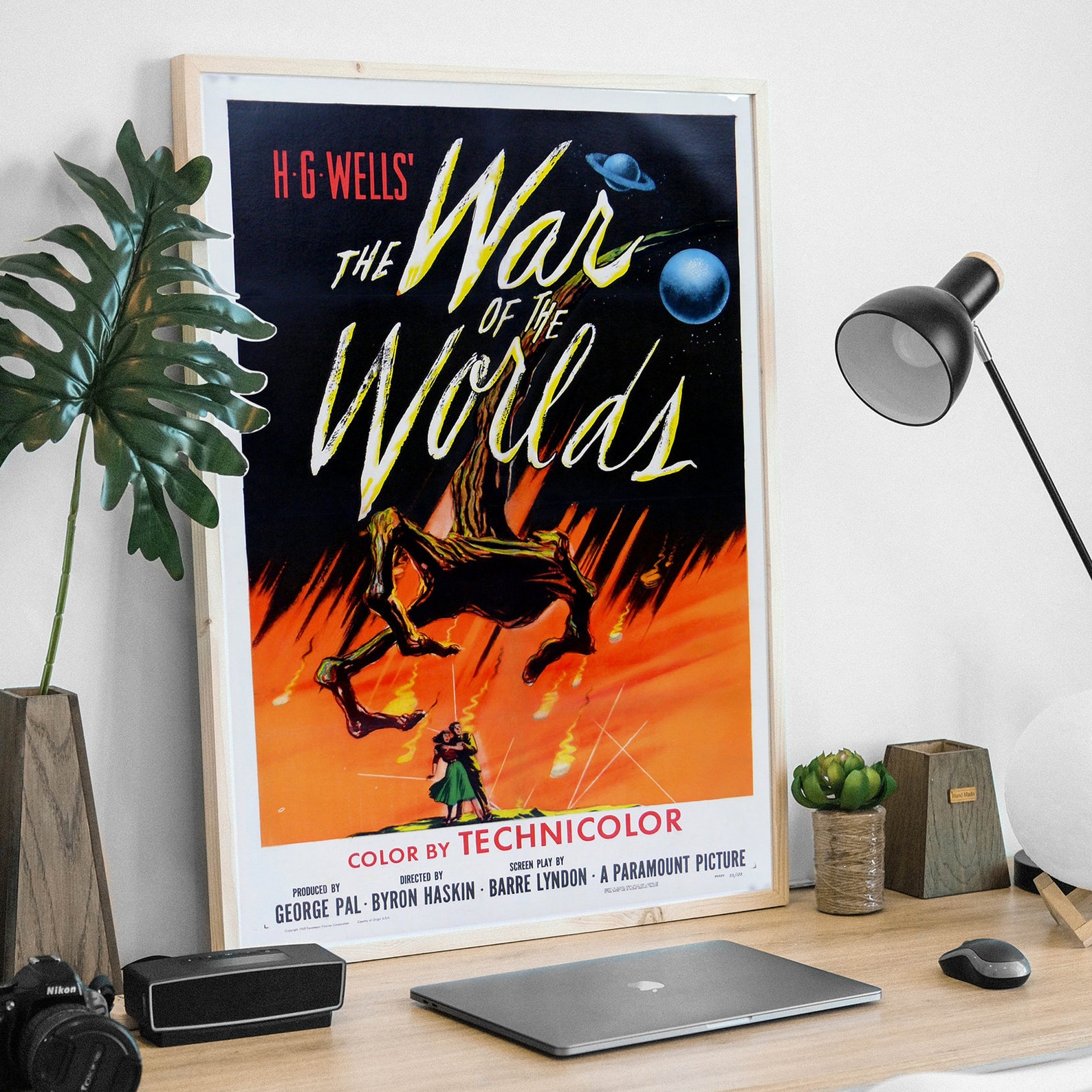 War of the Worlds Poster Vintage Movie Poster from the
