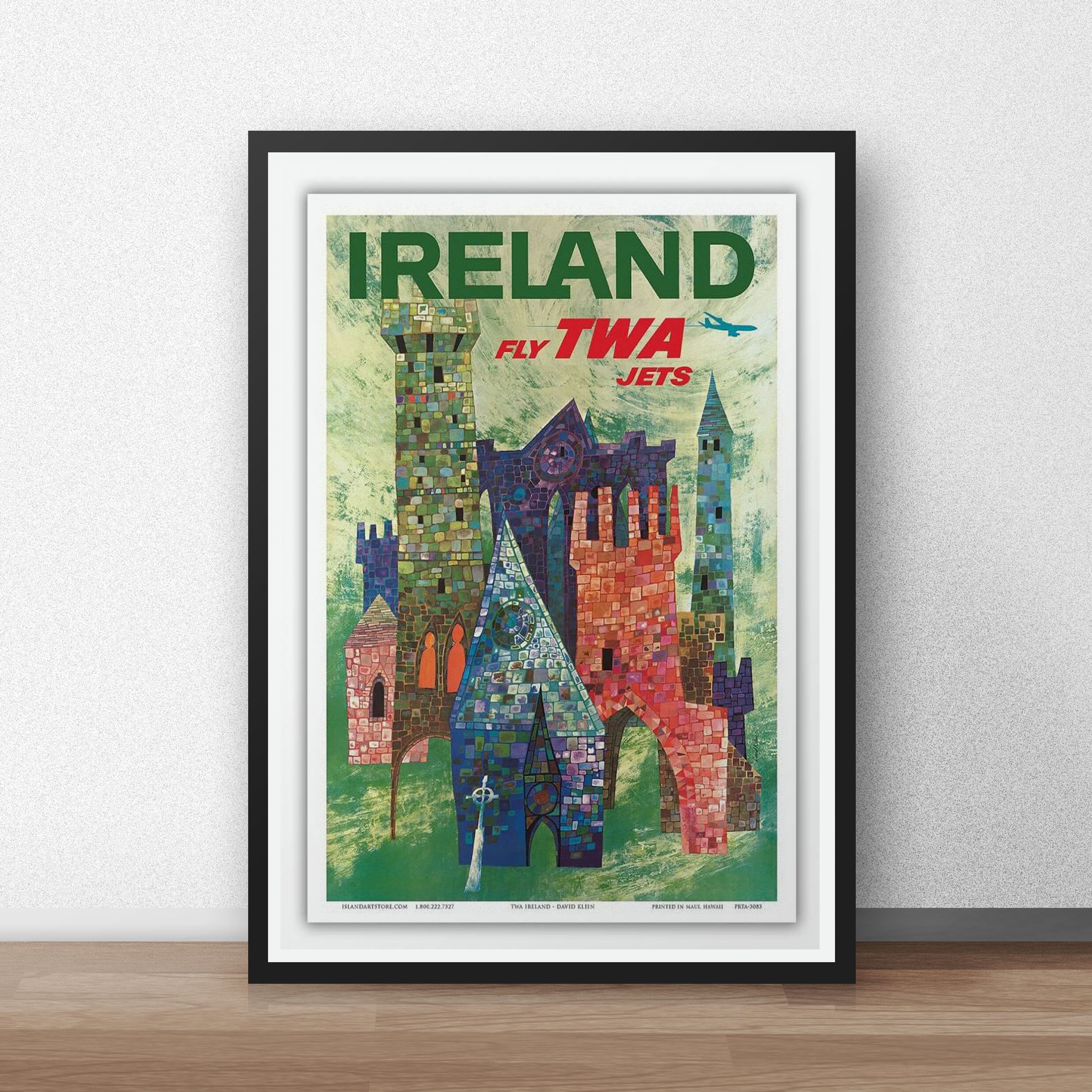 Ireland Vintage Poster / Vintage Ireland Poster / Irish Gift / Etsy