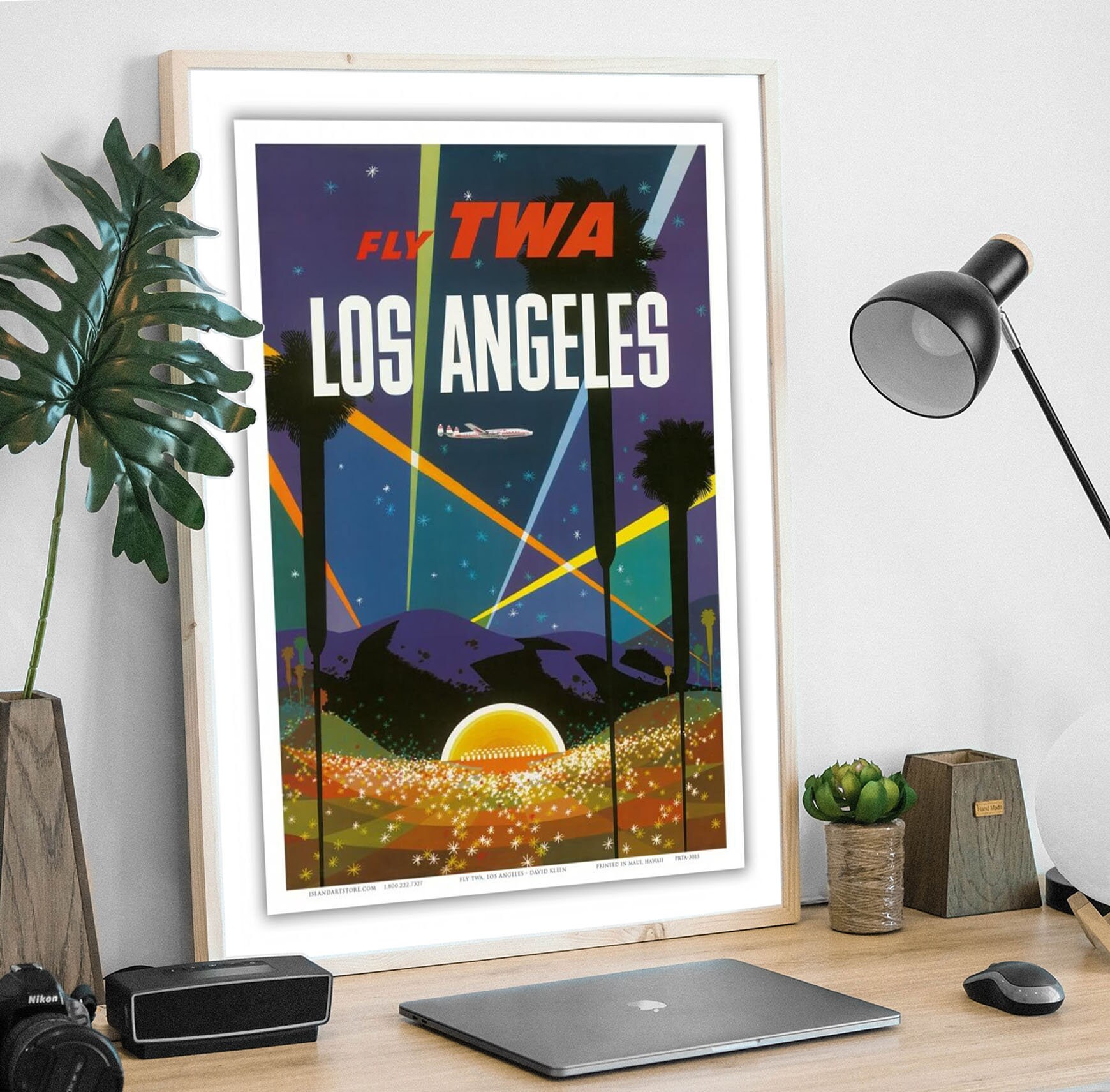 Los Angeles Vintage Poster / Los Angeles Poster / Los Angeles 