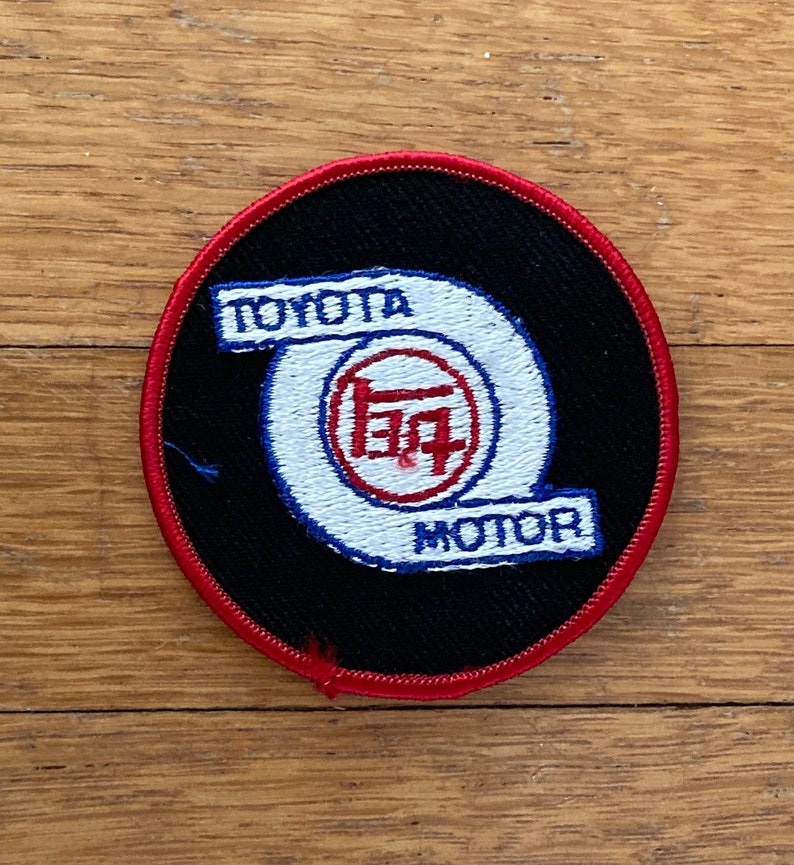 TOYOTA Motor / Japanese Sports Car / Sew On Fabric PATCH / Etsy