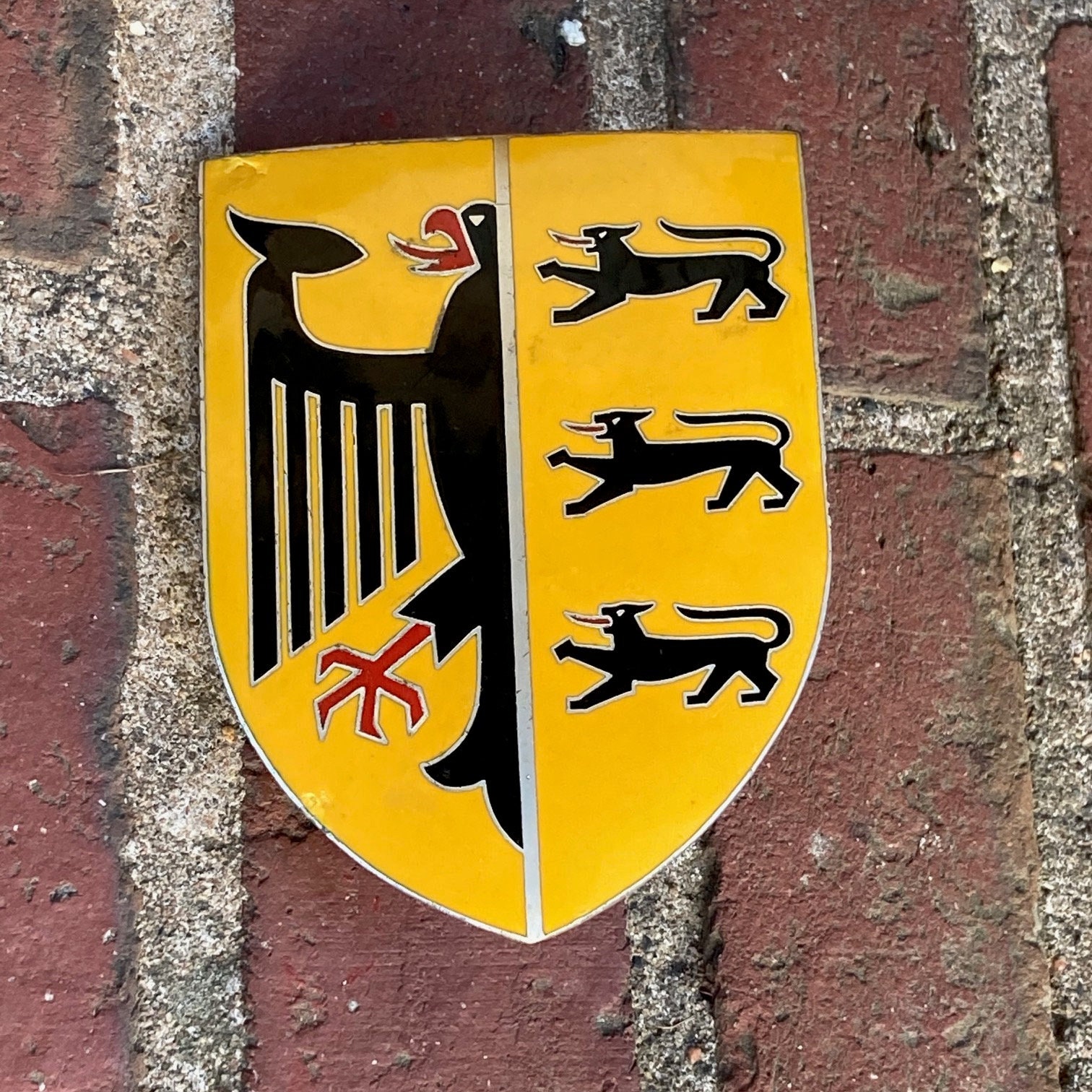 Baden Wurttemberg Coat of Arms German Car Grill Badge Etsy